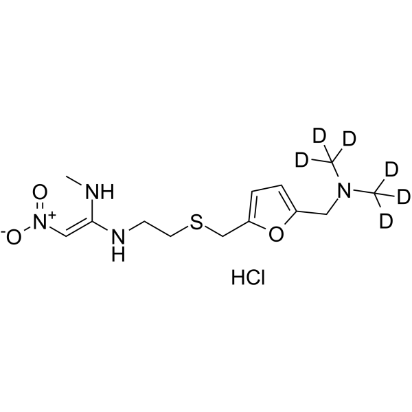 Ranitidine-d6 hydrochloride (ranitidine d6 hydrochloride (hydrochloride)) 1185238-09-8